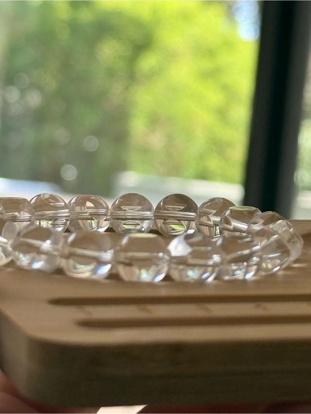 Clear Quartz bead bracelet